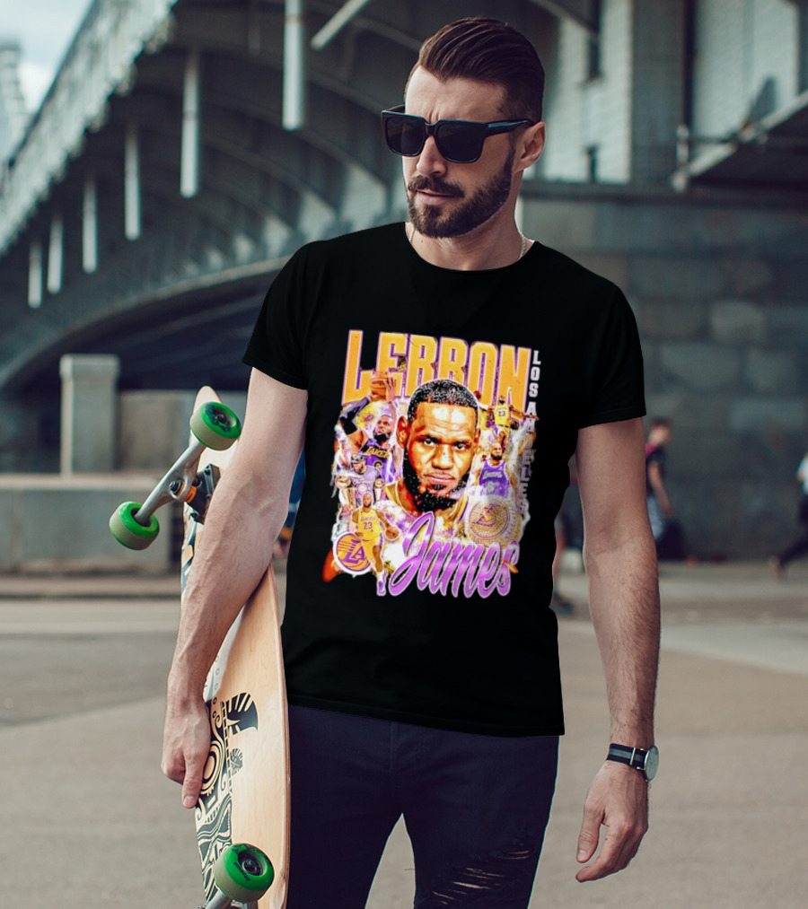 Lebron James Los Angeles Lakers 23 Iconic Basketball Legend T-Shirt