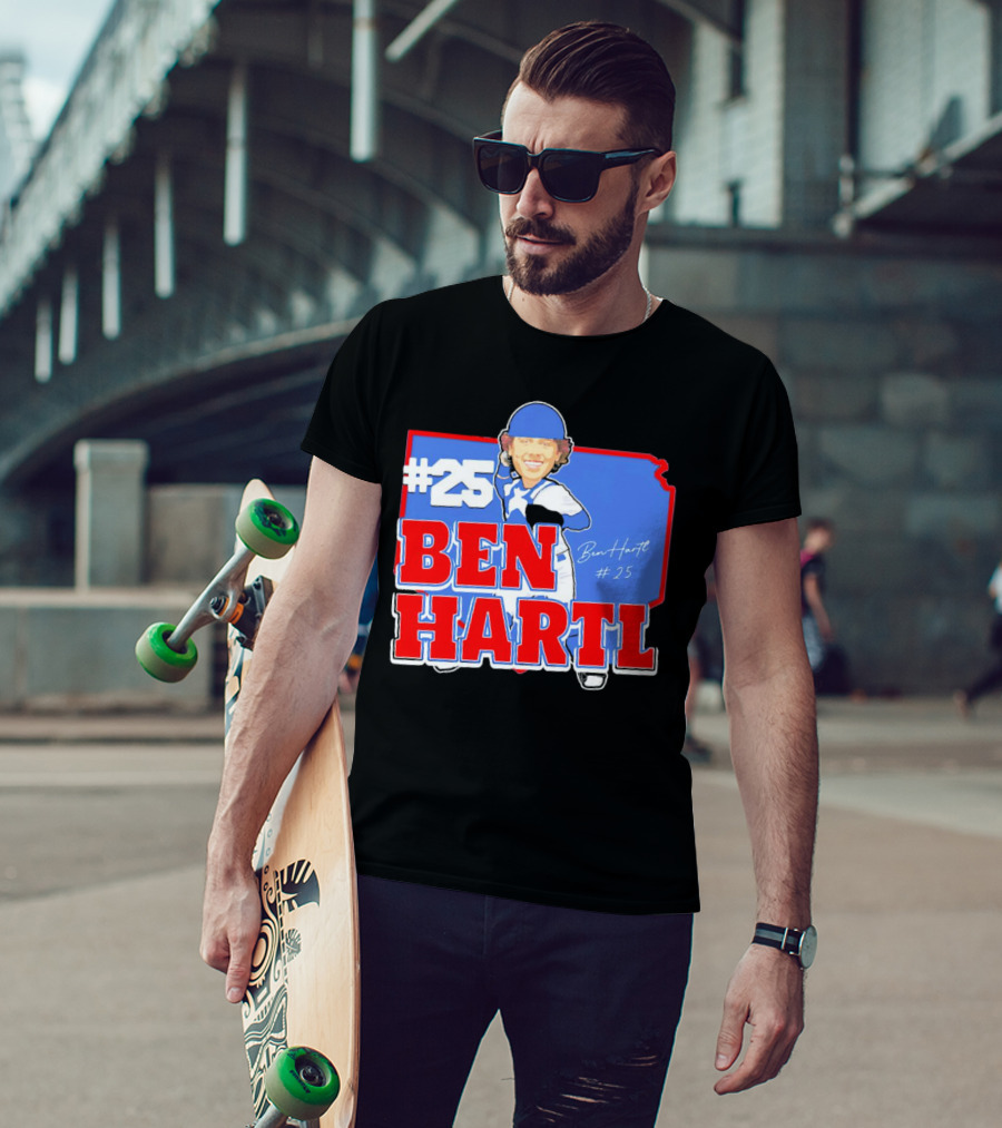 25 Ben Hartl Cartoon Signature T-Shirt