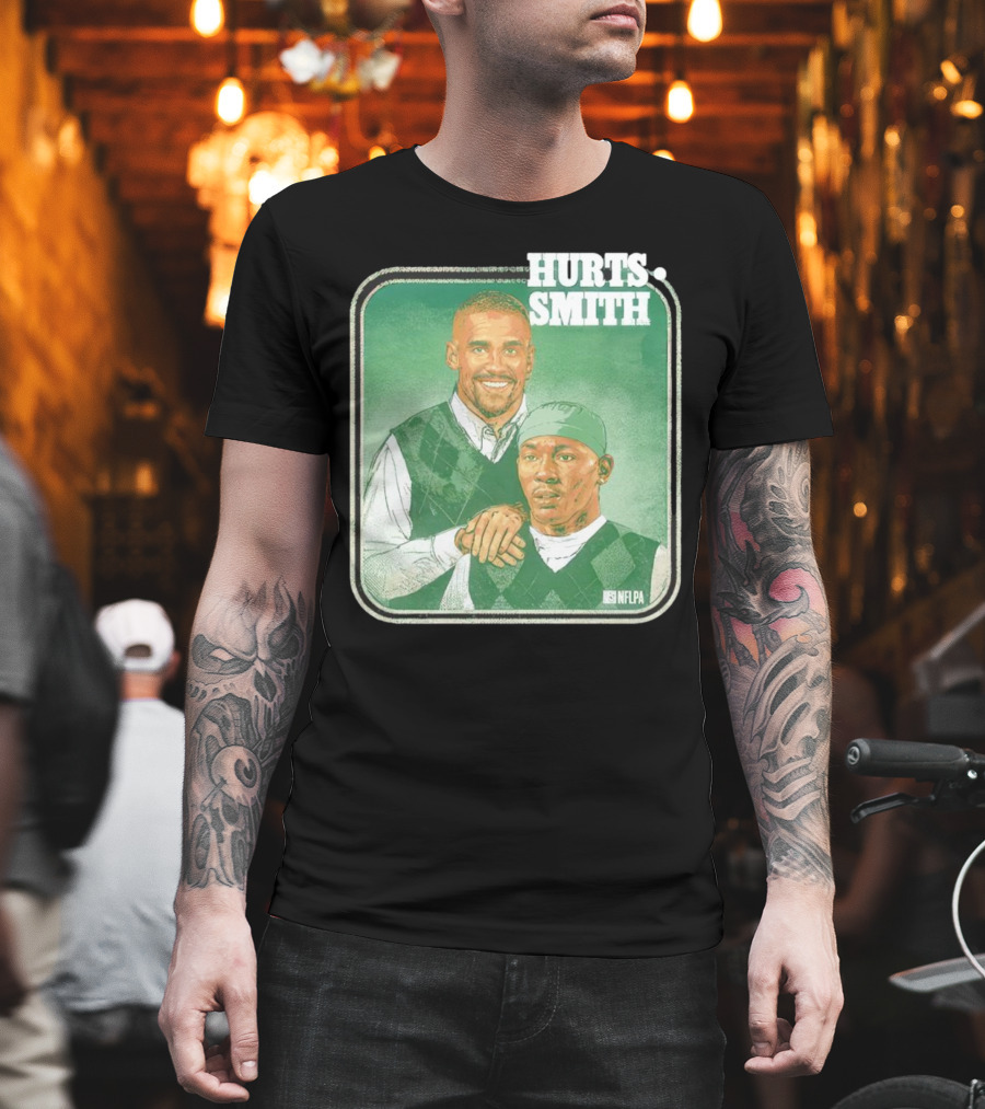 Jalen Hurts DeVonta Smith Philadelphia Step Brothers NFLPA Football T-Shirt