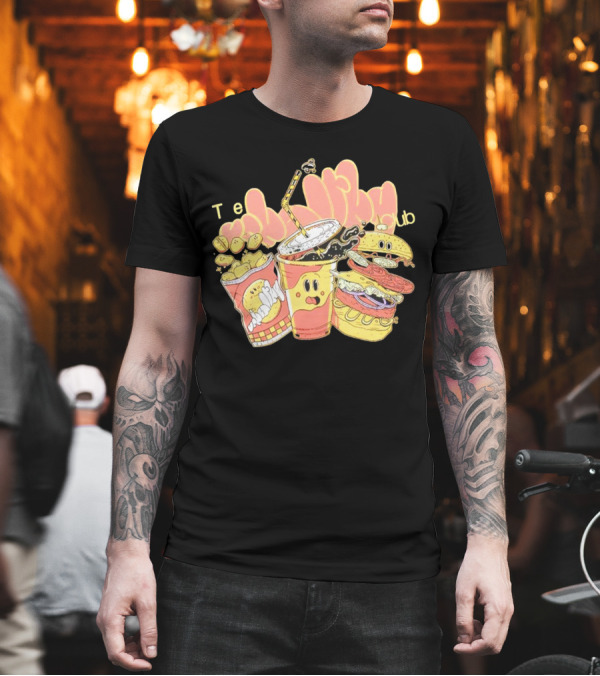 Unhealthy Club Fast Food Teξins Club Mascots T-Shirt Unhealthy Club Fast Food Teξins Club Mascots T-Shirt