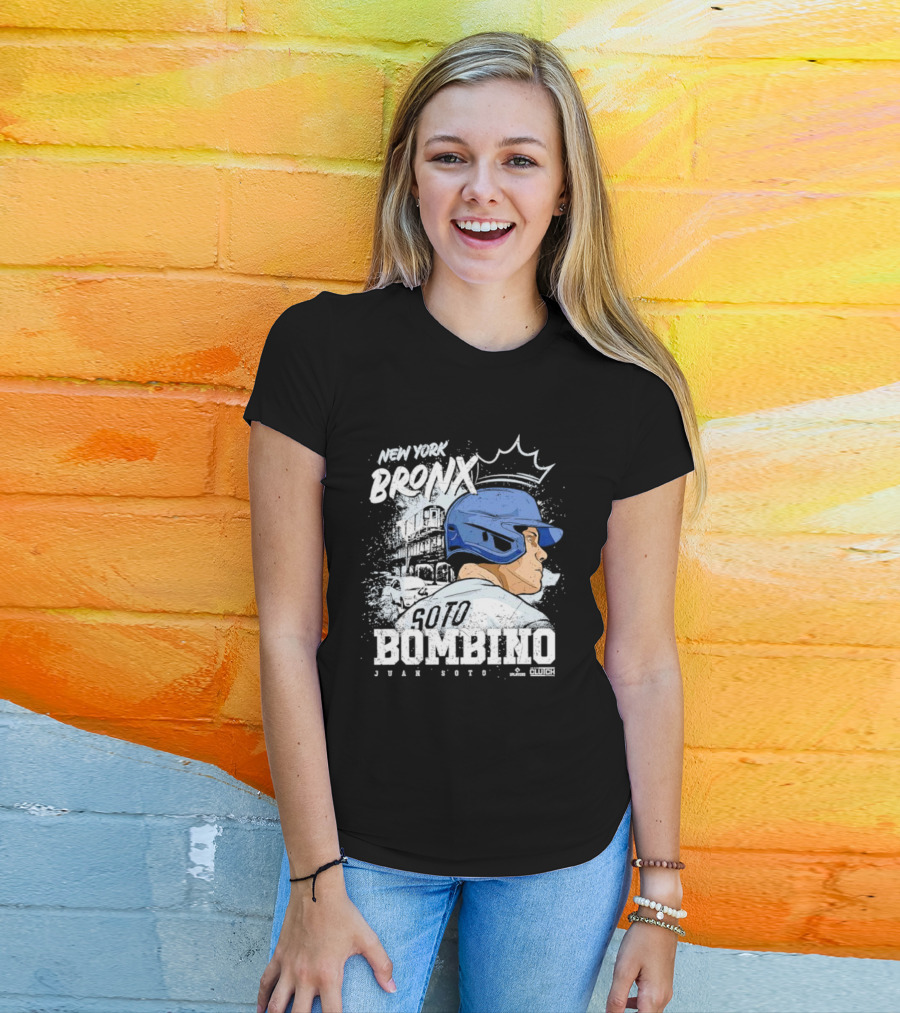 New York Bronx Soto Bombino Juan Soto Clutch Animated T-Shirt