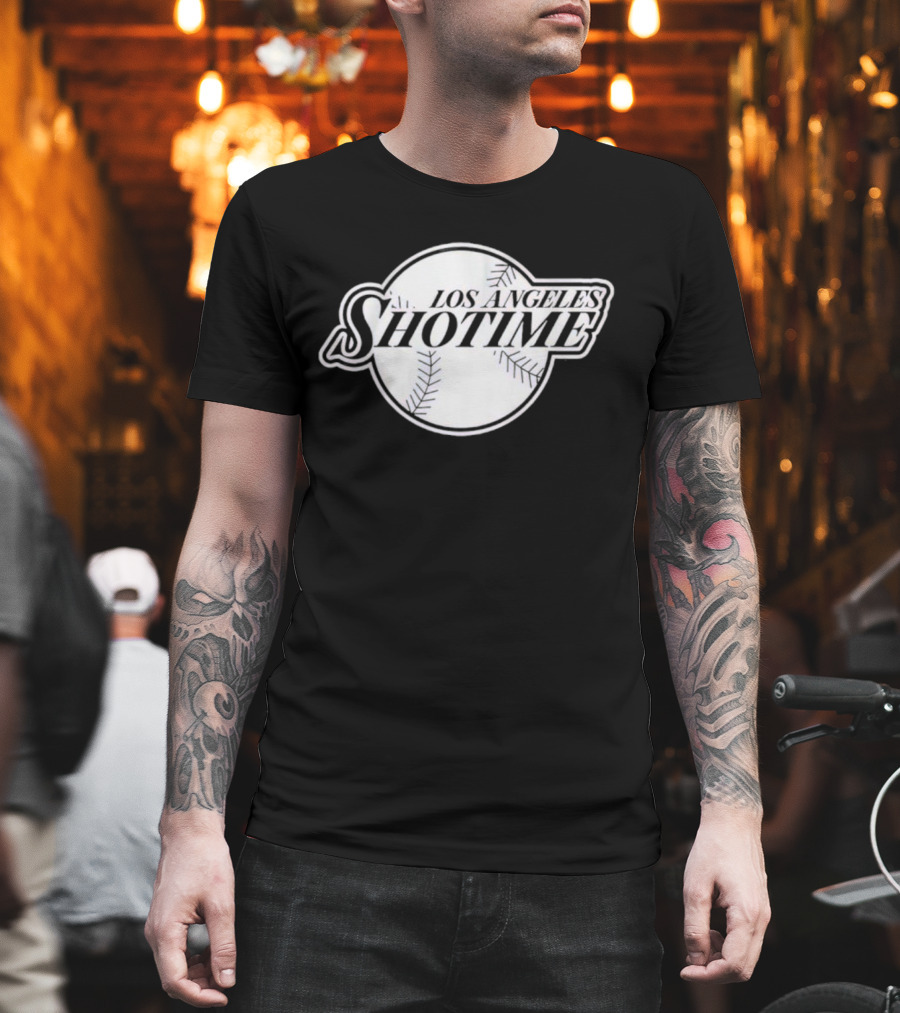Los Angeles Shotime Shohei Ohtani Baseball T-Shirt