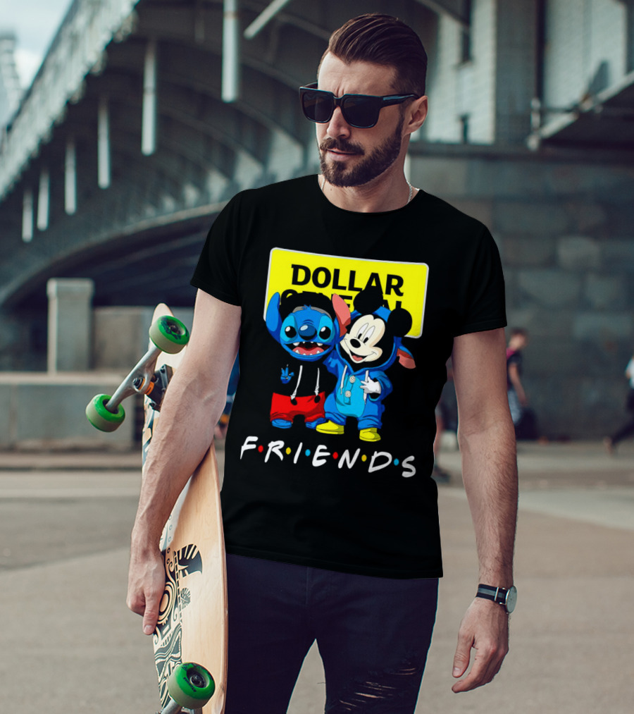 Stitch Mickey Friends Dollar General T-Shirt