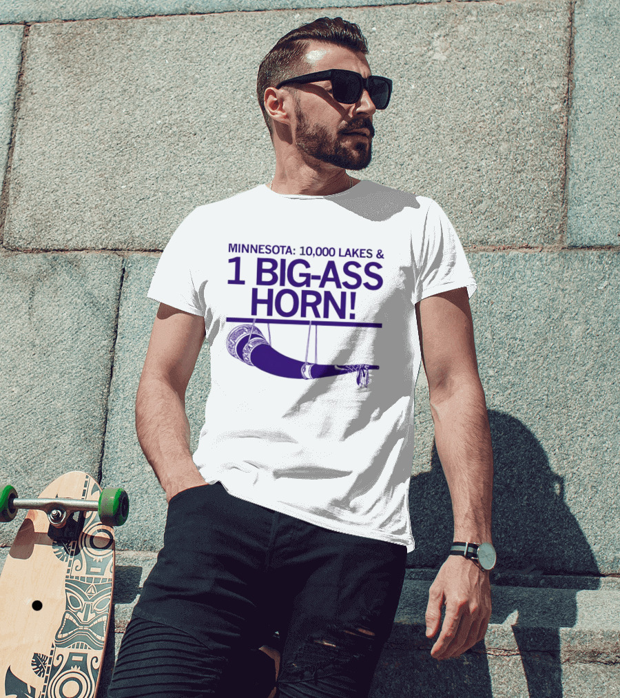 Minnesota 10000 Lakes And 1 Big-Ass Horn T-Shirt