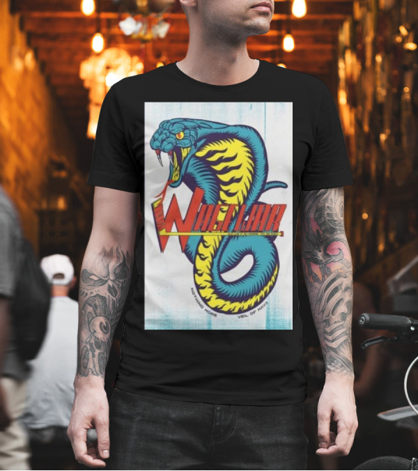 Wage War Nothing Nowhere Veil of Maya Snake Design GLC Live at 20 Monroe 5-8-24 T-Shirt Wage War Nothing Nowhere Veil of Maya Snake Design GLC Live at 20 Monroe 5-8-24 T-Shirt