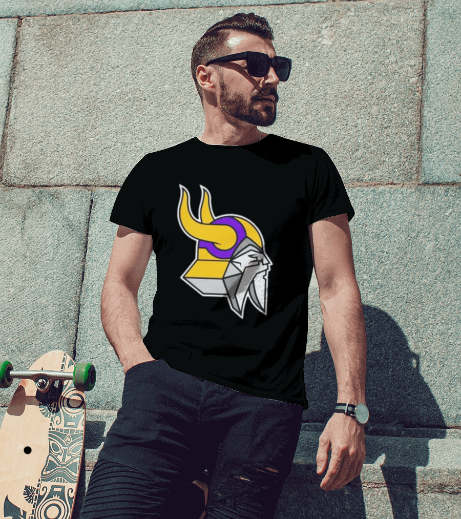 Minnesota Vikings The Chaos Bringers Viking Head T-Shirt