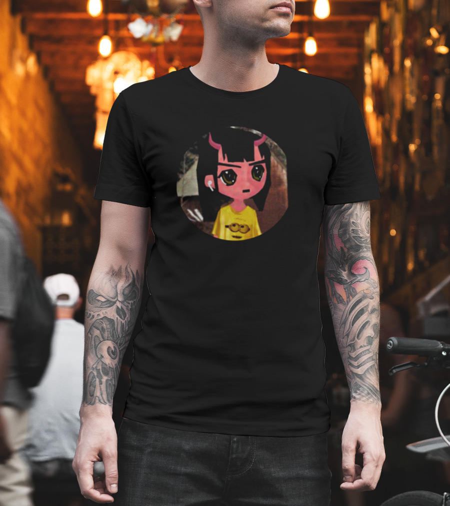Thanks For Scamming Me Dawg Anime Character with Earbuds and Cartoon T-Shirt