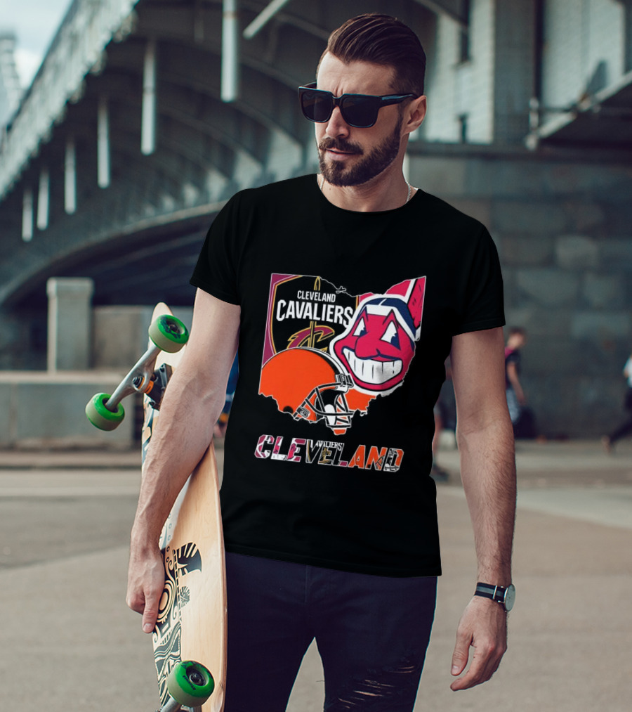 Cleveland Cavaliers Browns Indians Sports Team T-Shirt