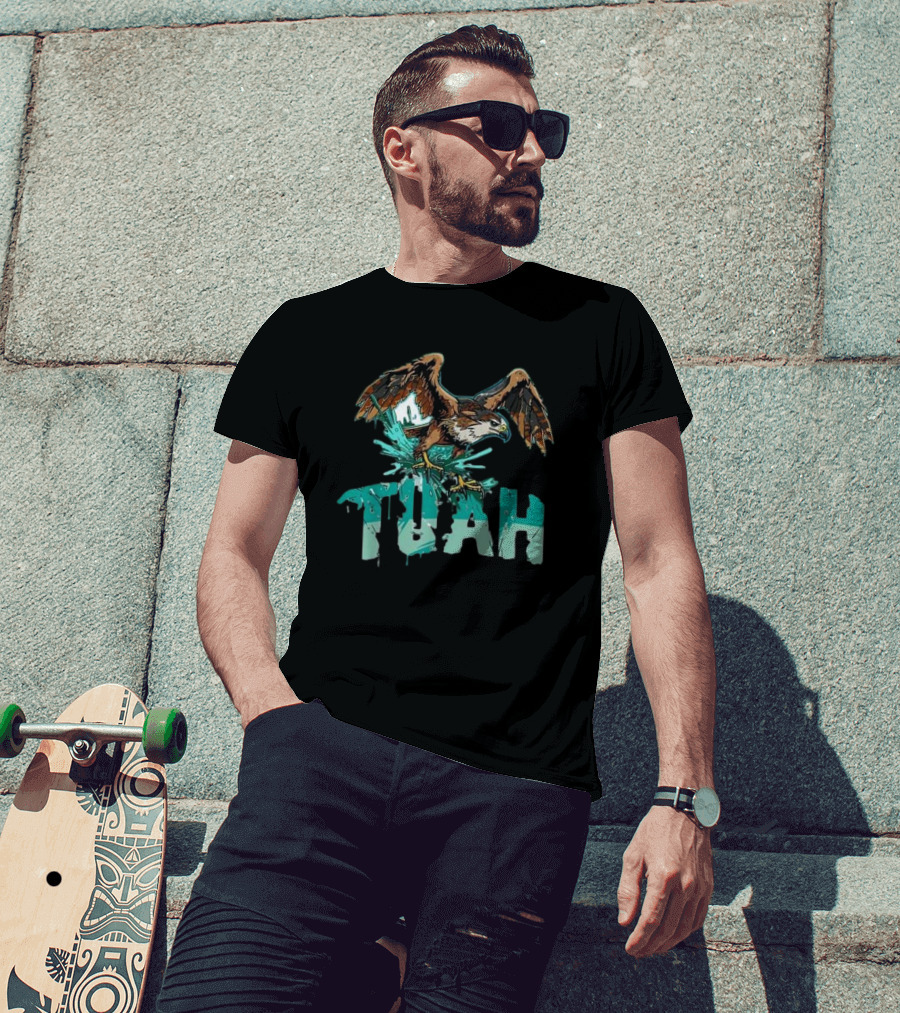 Bryce Harper Hawk Tuah With Powerful Eagle T-Shirt