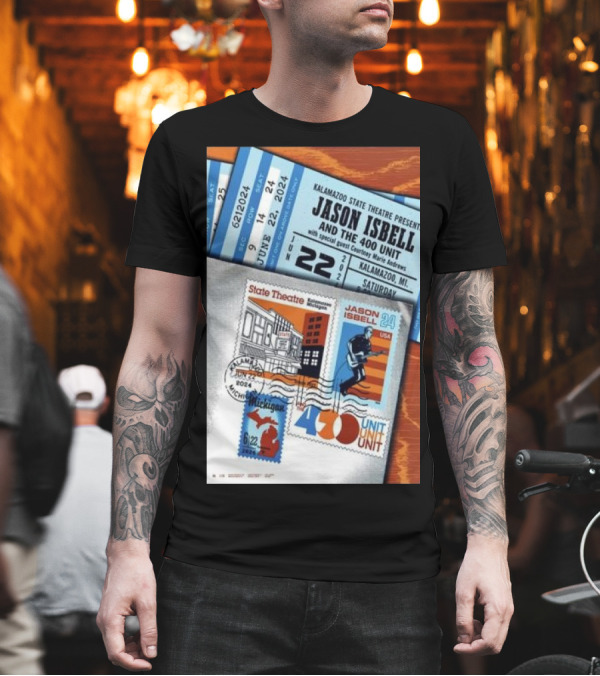 Kalamazoo State Theatre Jason Isbell And The 400 Unit June 22 2024 Special Guest S.G. Goodman T-Shirt Kalamazoo State Theatre Jason Isbell And The 400 Unit June 22 2024 Special Guest S.G. Goodman T-Shirt