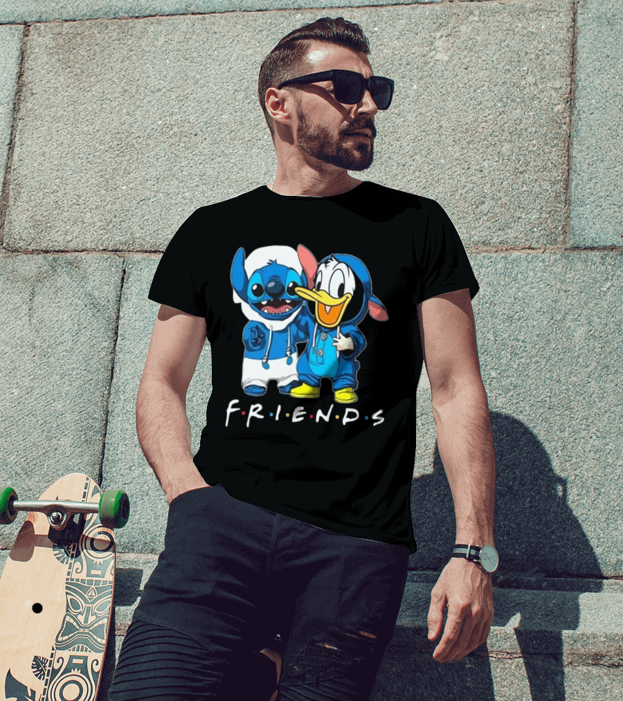 Friends Stitch And Donald Duck Disney Best Friends For Life T-Shirt