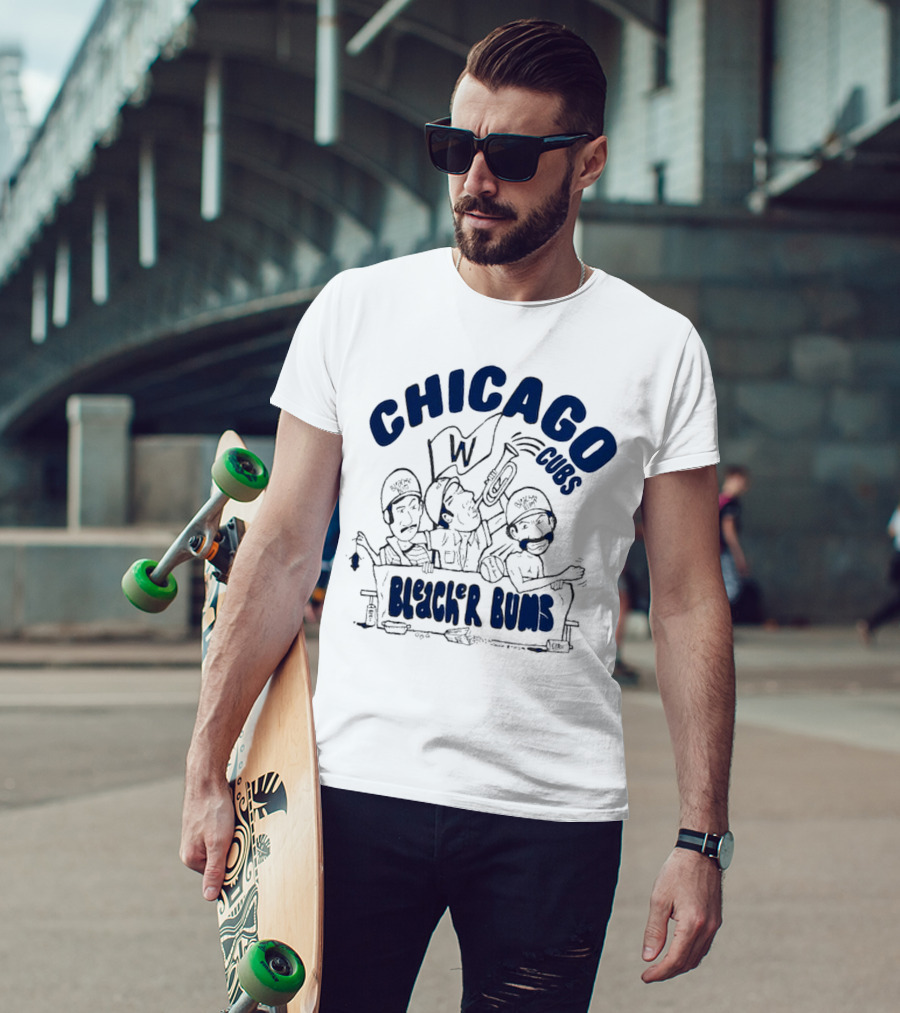 Chicago Cubs Bleacher Bums Tri-Blend T-Shirt