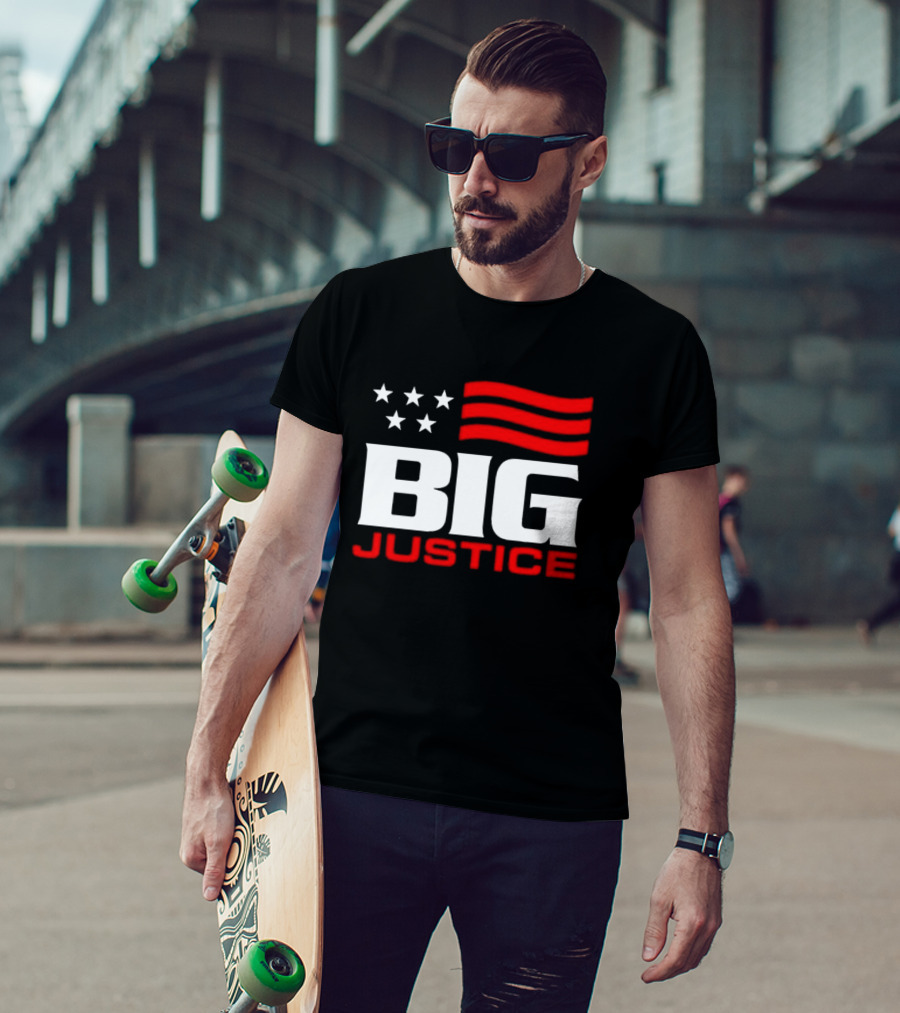 BIG JUSTICE American Flag T-Shirt