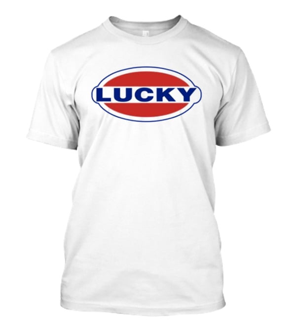 Halsey Wearing Lucky Red And Blue Oval T-Shirt