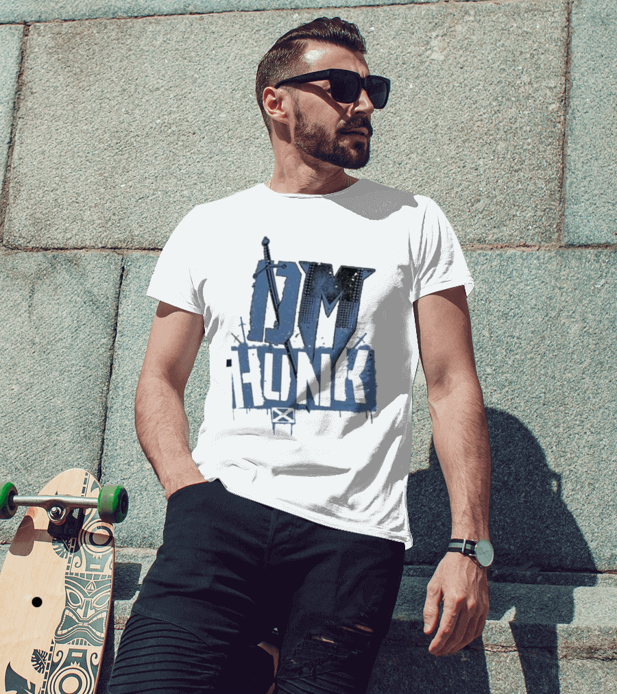 DM Hunk Sword Elements Drew Mcintyre Ringer T-Shirt