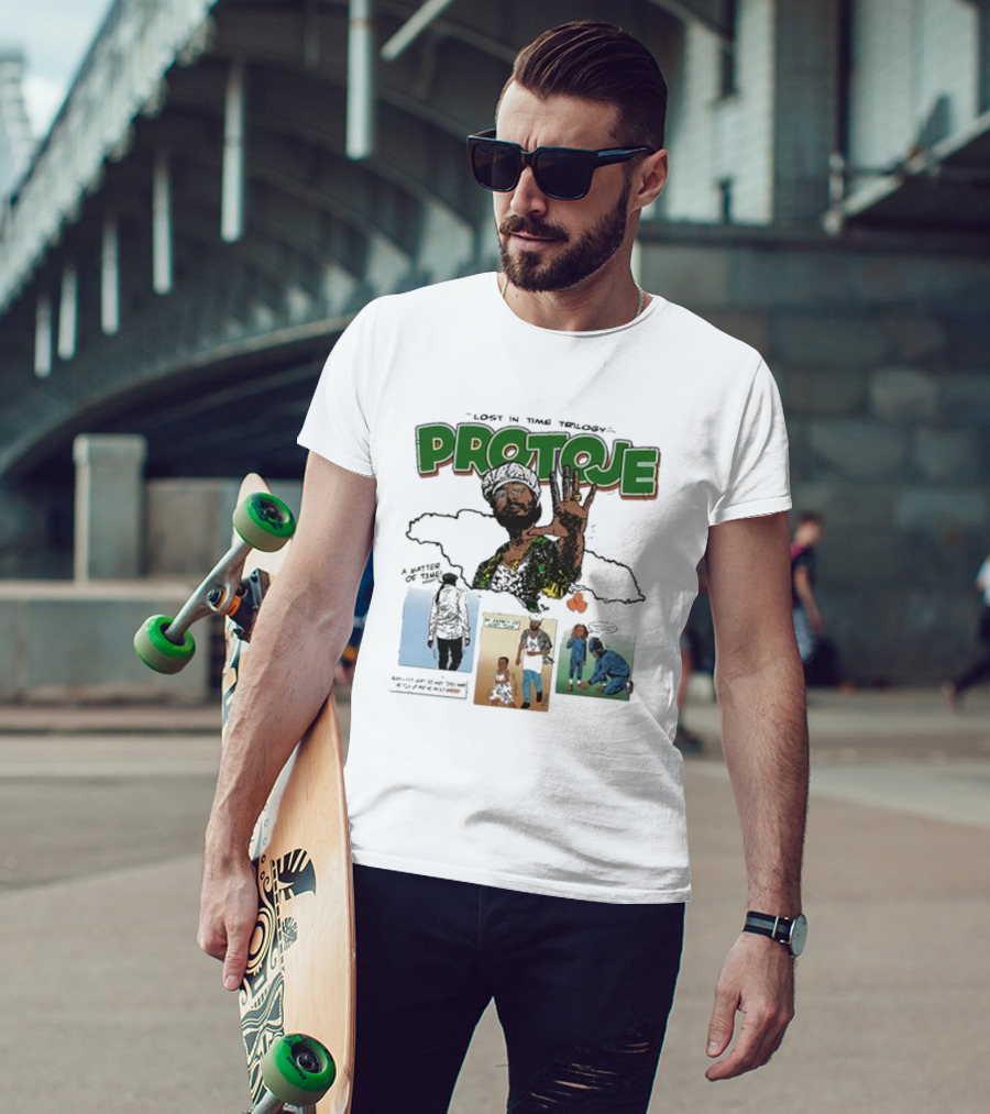 Protoje Lost In Time Trilogy Reggae Series Imagery And Covers T-Shirt
