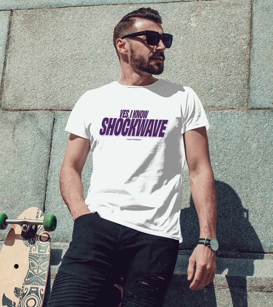 YES I KNOW SHOCKWAVE Connor Tomlinson Midweight T-Shirt