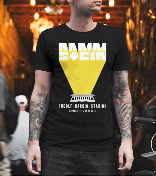 Rammstein Rudolf-Harbig-Stadion Dresden 12. + 13.06.2019 T-Shirt Rammstein Rudolf-Harbig-Stadion Dresden 12. + 13.06.2019 T-Shirt