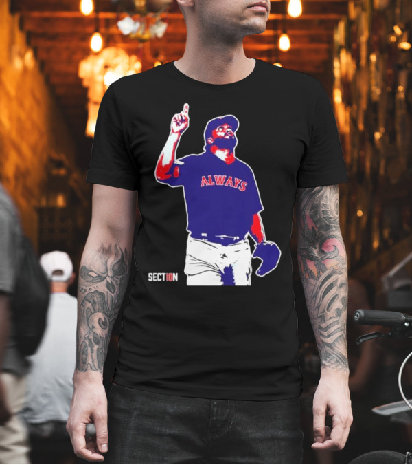 Kenley Jansen Always Section 10 T-Shirt Kenley Jansen Always Section 10 T-Shirt
