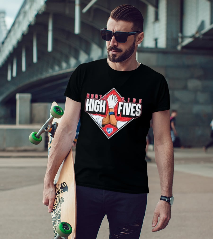 North Side High Fives Baseball Team Spirit T-Shirt
