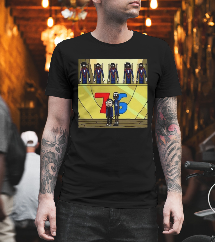 Council Of Rickys And Daryl Morty Sixers 76 T-Shirt
