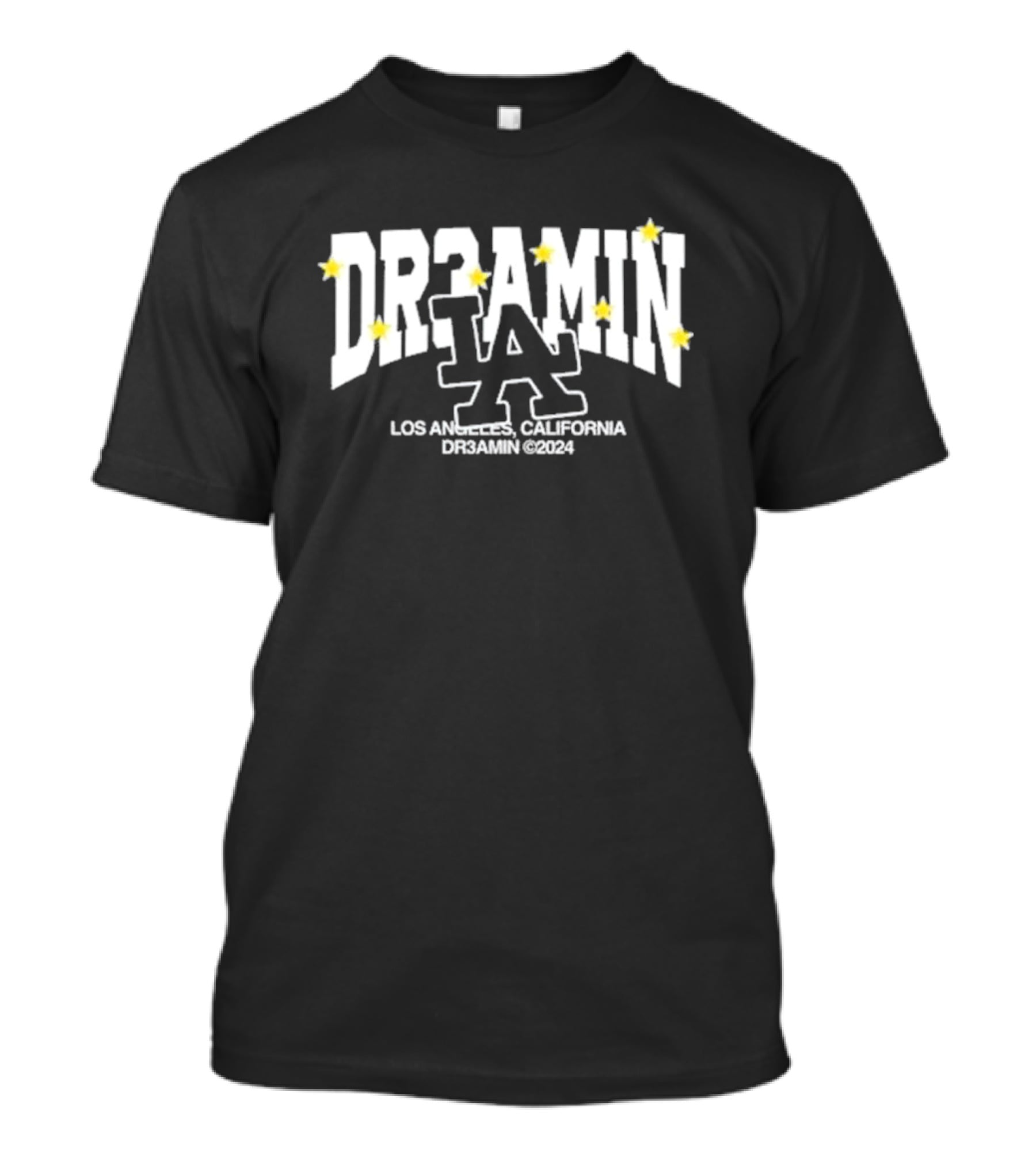 DR3AMIN LA Popover Navy Los Angeles California Clix Merch T-Shirt