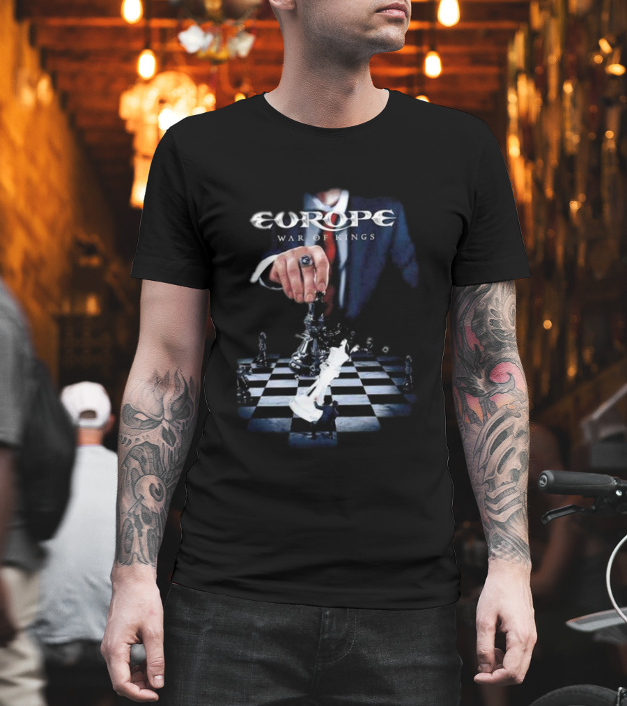 Europe War Of Kings Chess Battle T-Shirt