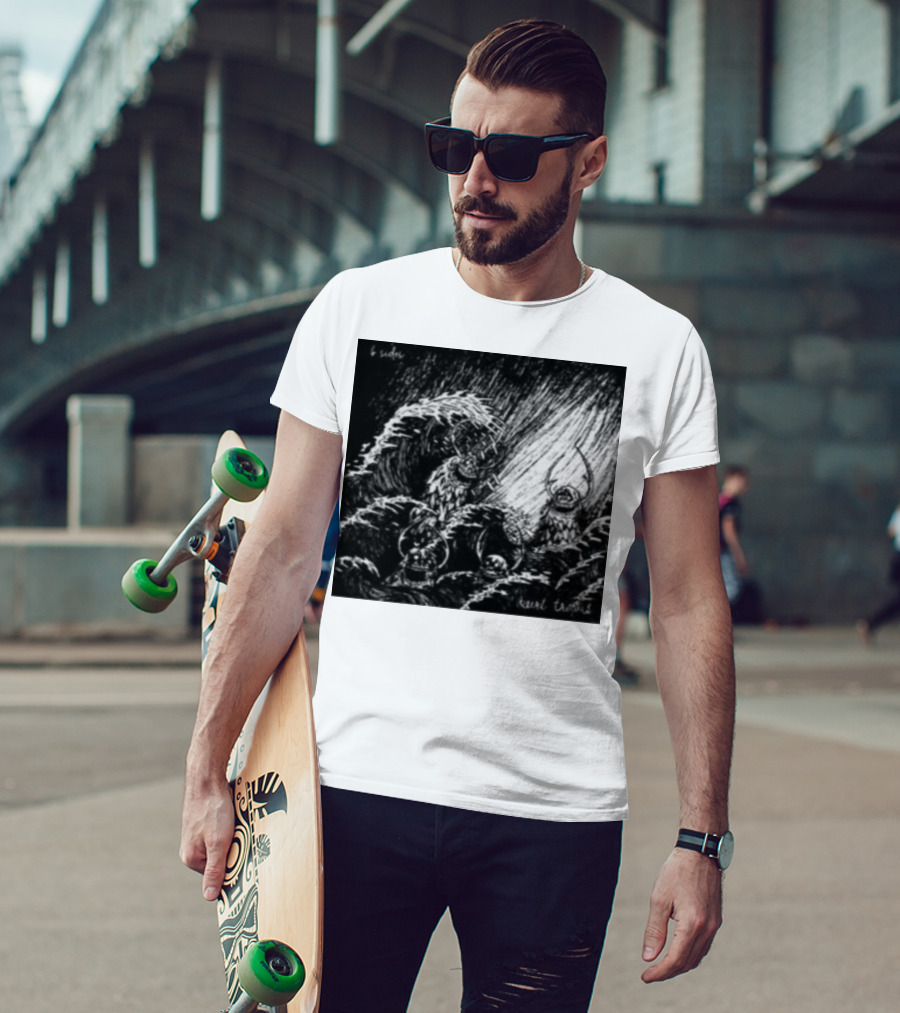 Kurt Travis B Sides Ocean Wave Creatures T-Shirt