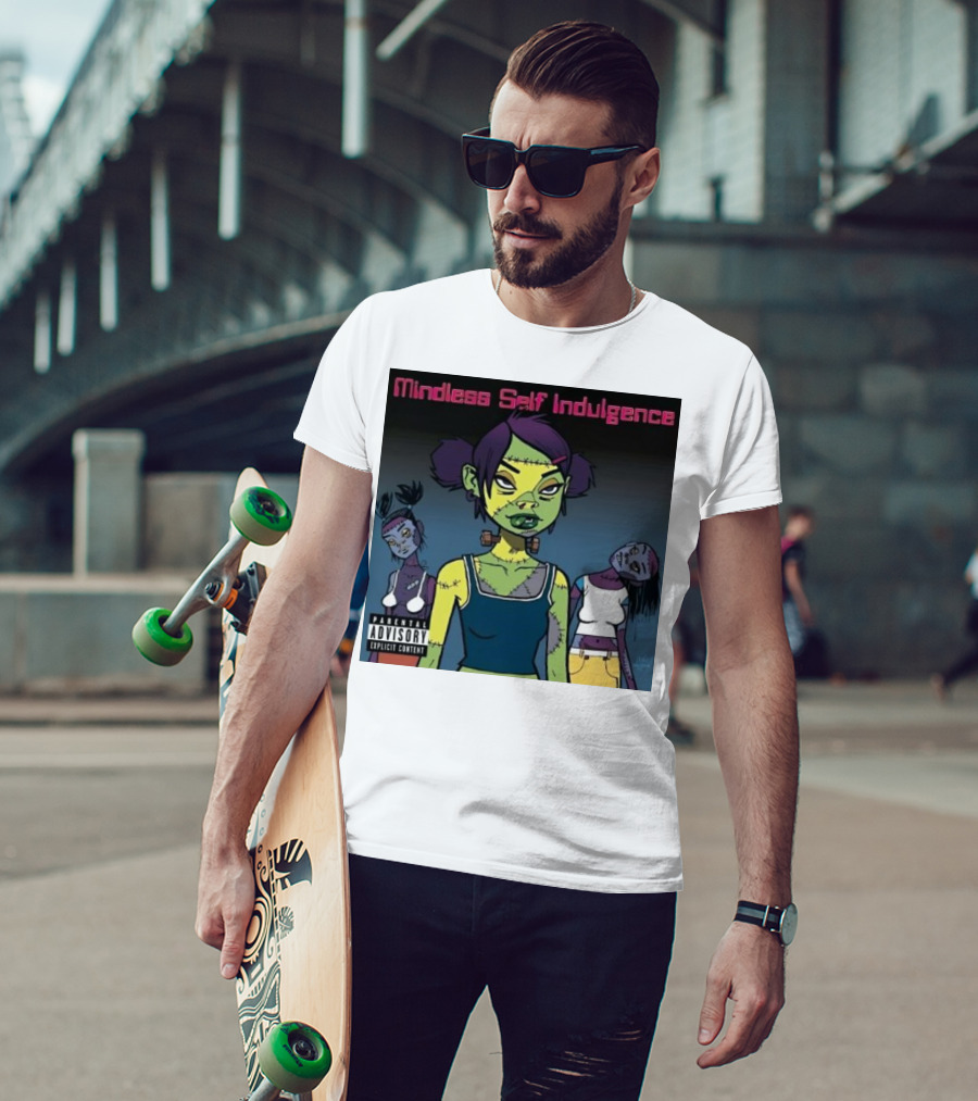 Mindless Self Indulgence Explicit Content Animated Zombie Characters T-Shirt