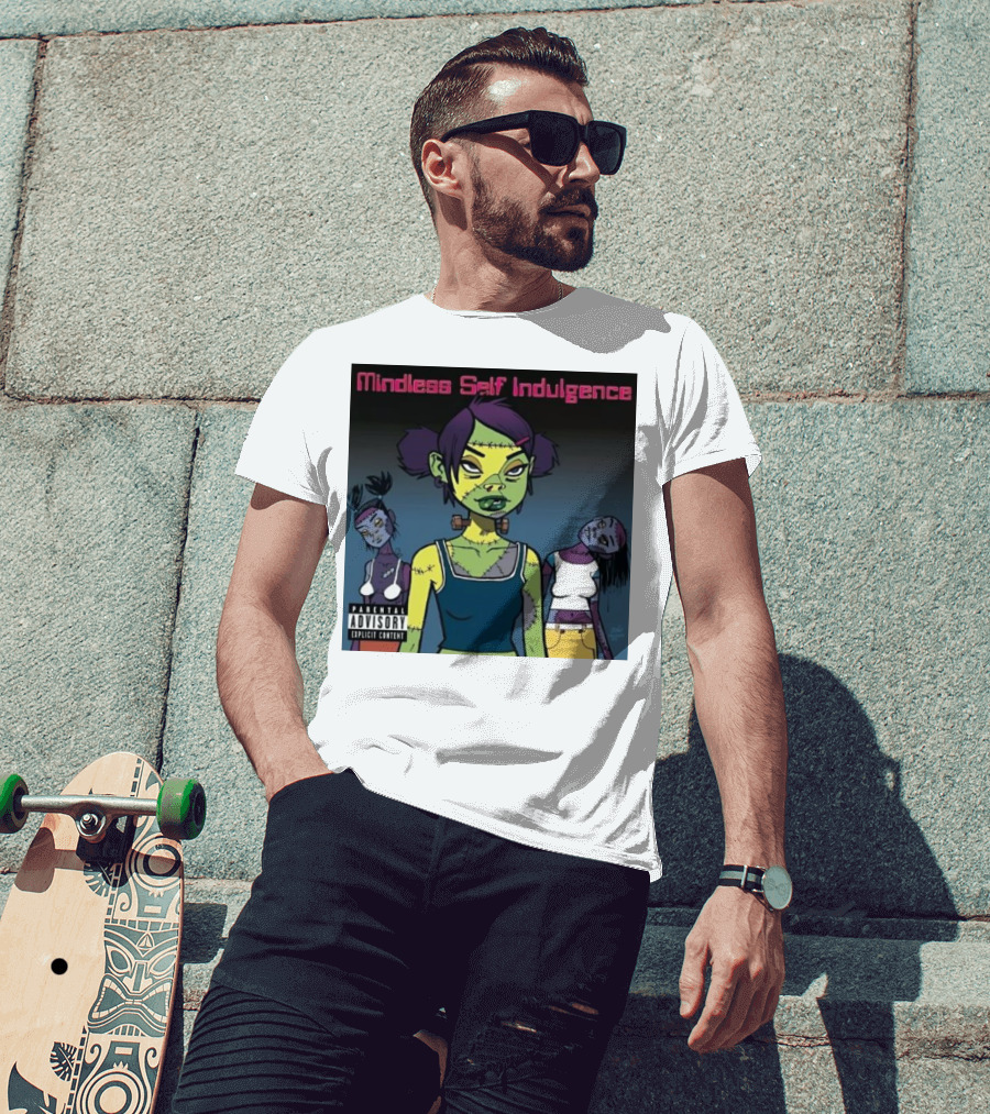 Mindless Self Indulgence Explicit Content Animated Zombie Characters T-Shirt