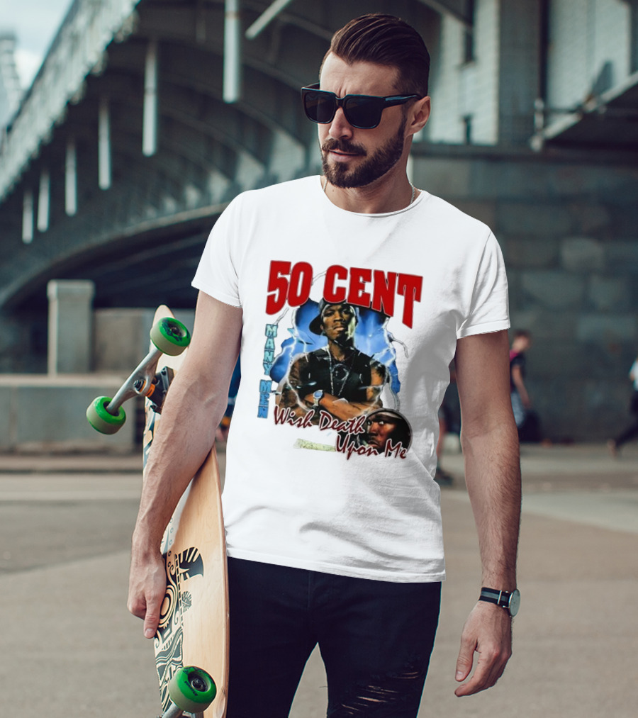 50 Cent Many Men Wish Death Upon Me Money By Monday T-Shirt