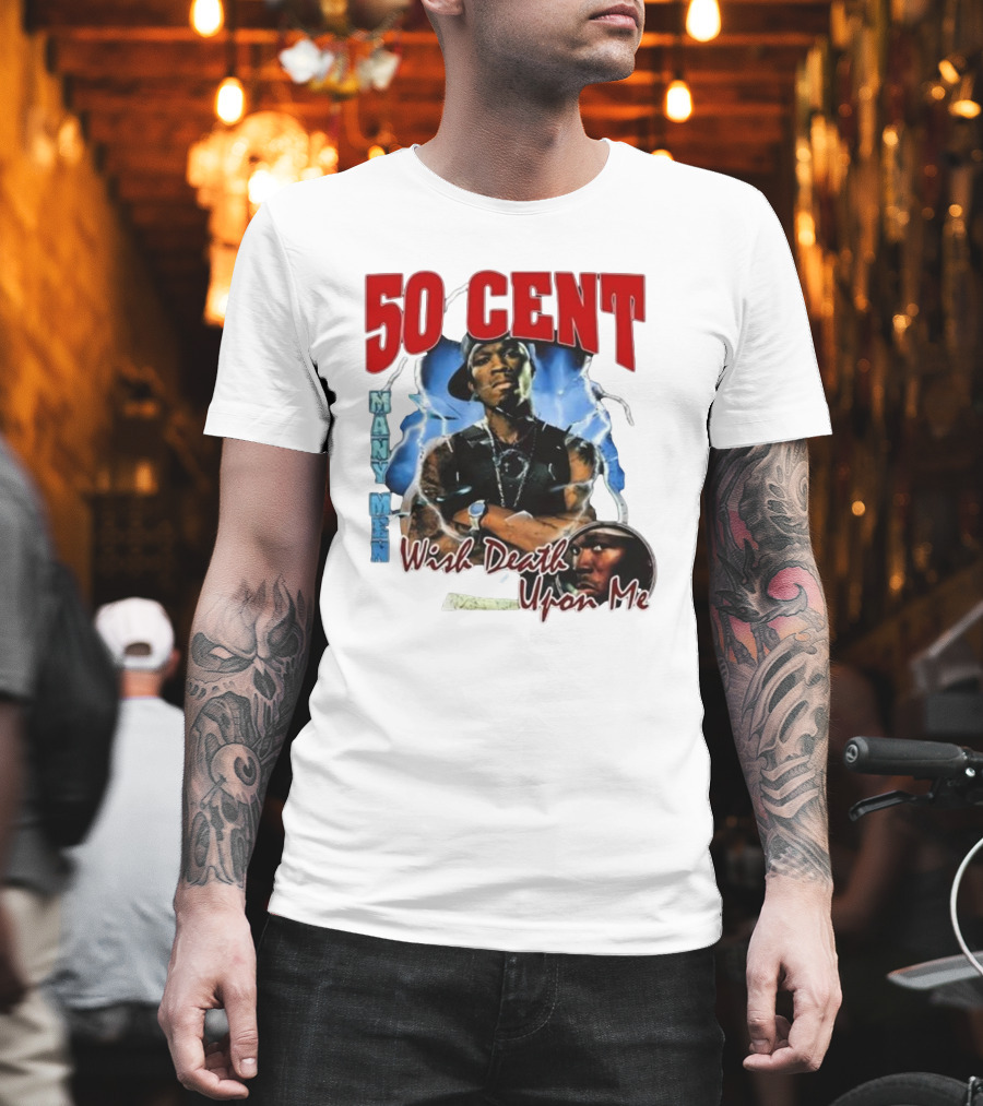 50 Cent Many Men Wish Death Upon Me Money By Monday T-Shirt