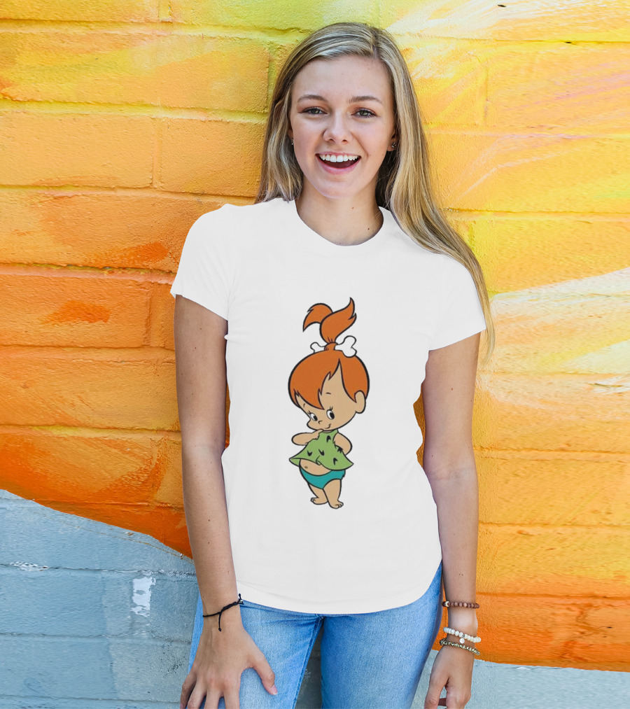 Originalkid Hanna Barbera Pebbles Flintstone Iconic Character T-Shirt