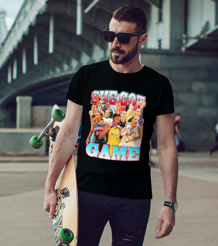 She Got Game Basketball Legends T-Shirt