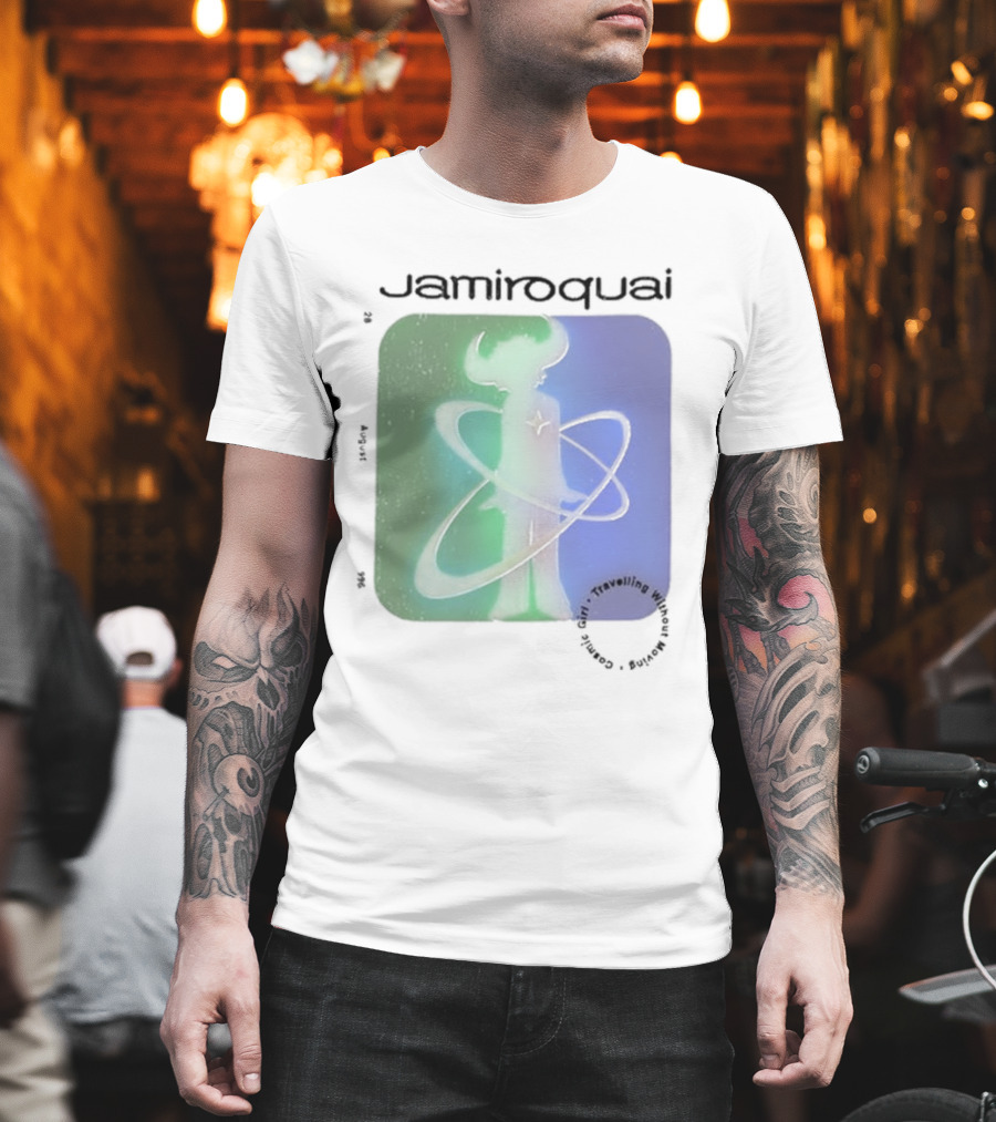 Jamiroquai Cosmic Being Travelling Without Moving August 29 96 T-Shirt