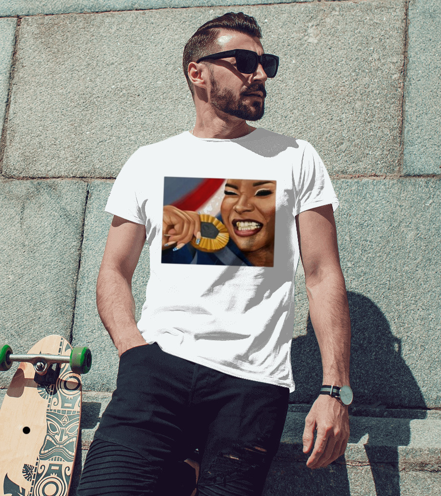Deelashee Art Jordan Chiles Medal T-Shirt