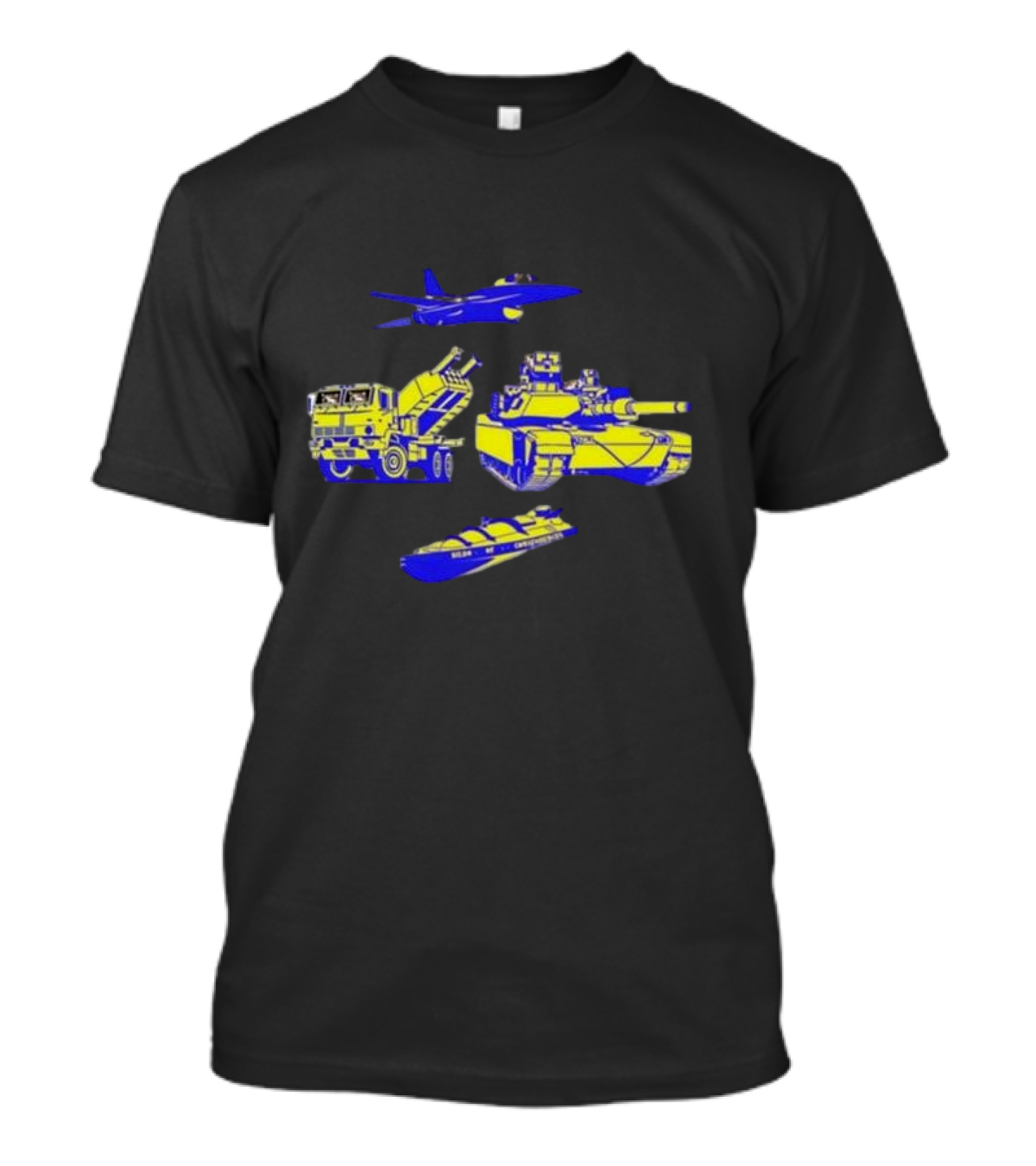 Holden Caulfield Peace Through Superior Firepower Military Vehicles Doge Dog T-Shirt
