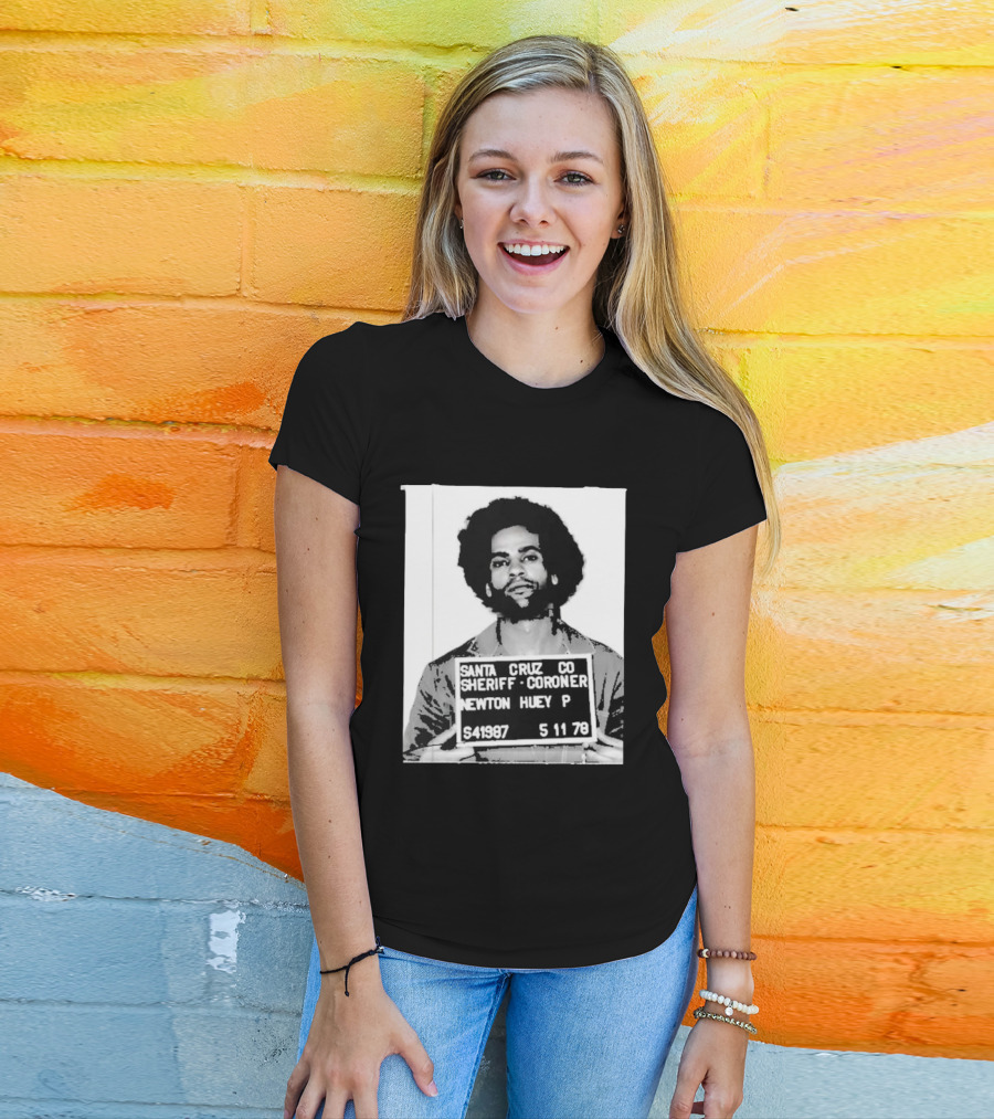 Santa Cruz Co Sheriff Coroner Newton Huey P S41987 5 11 78 T-Shirt