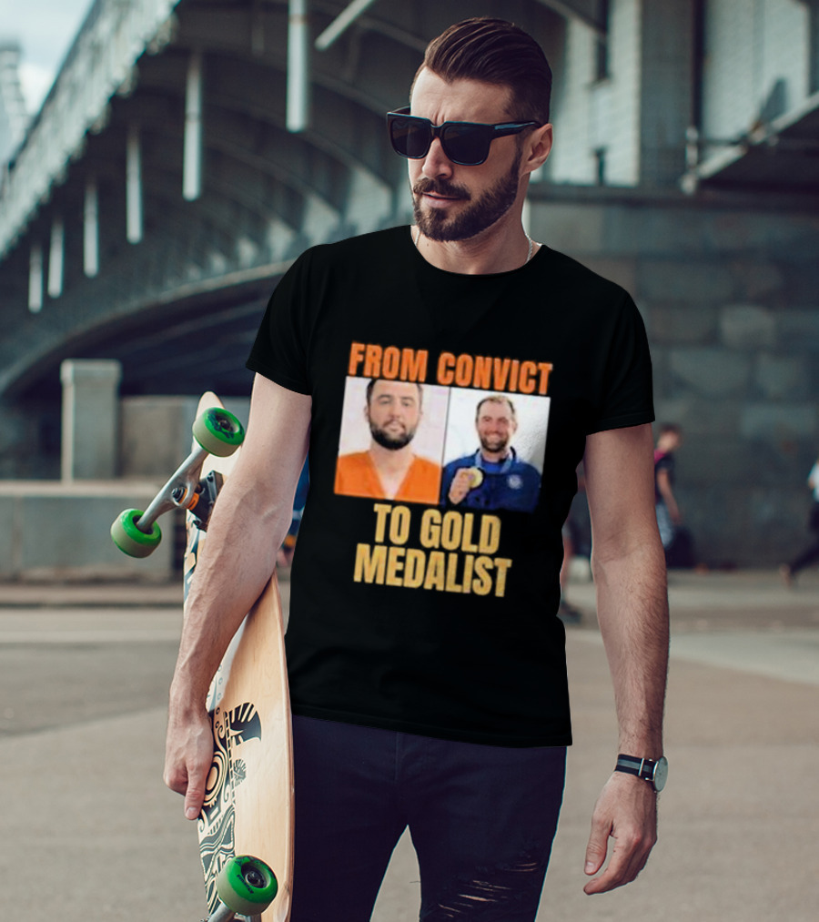 From Convict To Gold Medalist: Scottie Scheffler Transformation T-Shirt