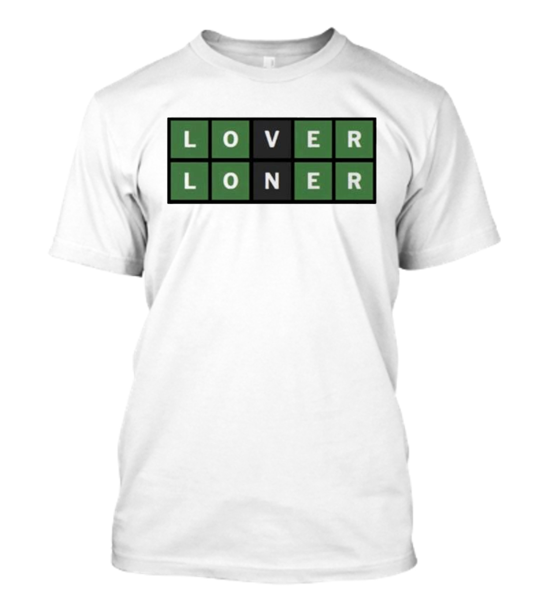 Lover Loner Grid Blocks T-Shirt