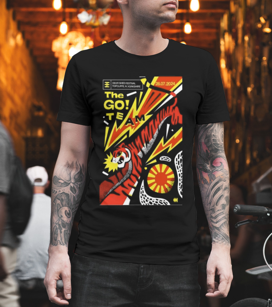 The Go Team Live at Deer Shed Festival Topcliffe Yorkshire July 28 T-Shirt