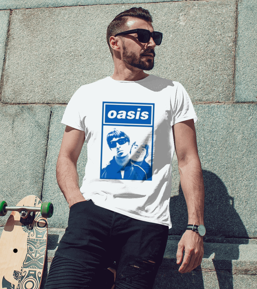 Oasis Noel Liam Photo T-Shirt