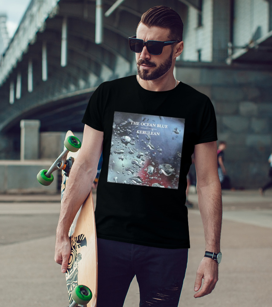 THE OCEAN BLUE CERULEAN Rainwater Reflection T-Shirt