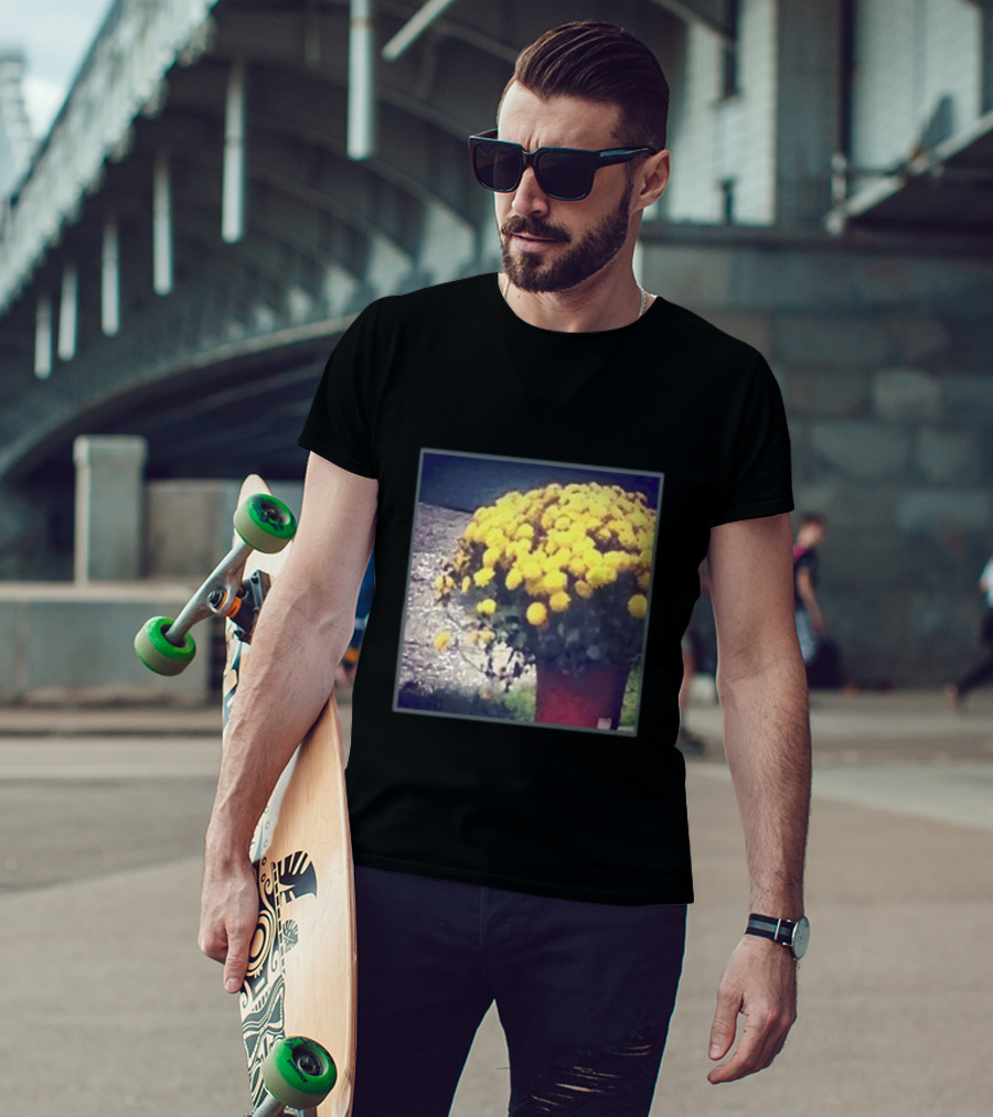 Frnkiero And The Cellabration Yellow Flowers Photography T-Shirt