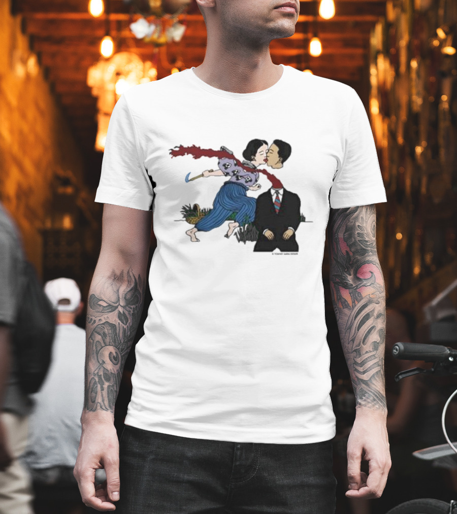 Geordie Greep The New Sound Kiss And Scarf Metaphor T-Shirt