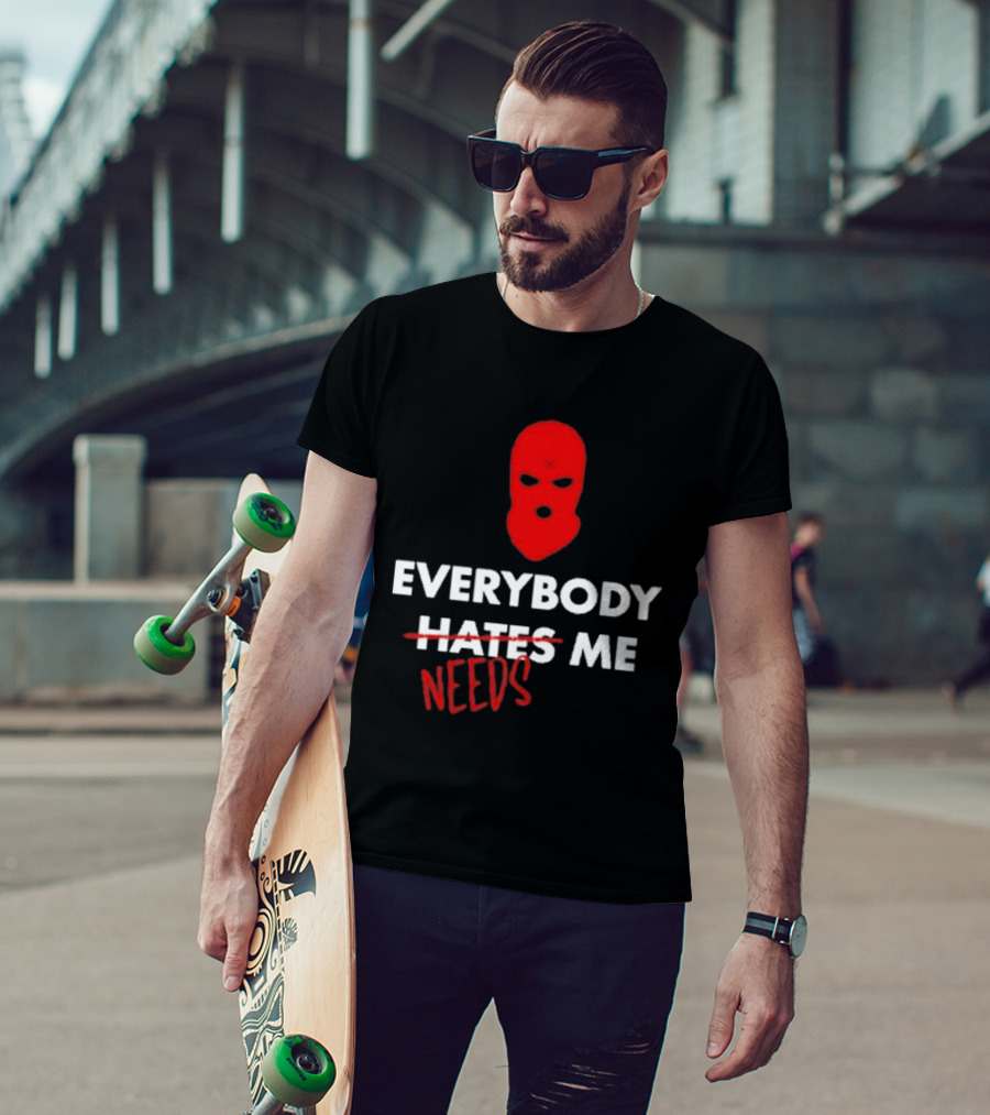 Everybody Needs Me Red Mask T-Shirt