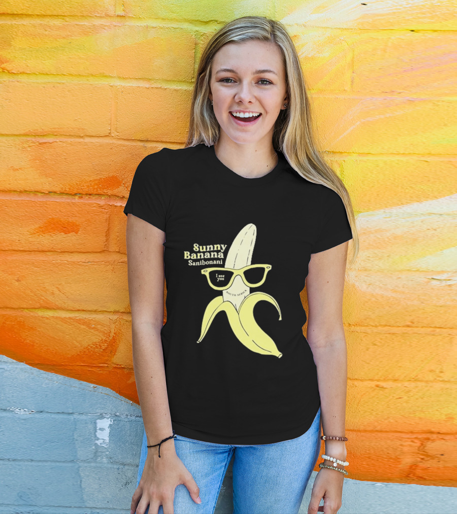 Sunny Banana Sanibonani I See You South Africa T-Shirt