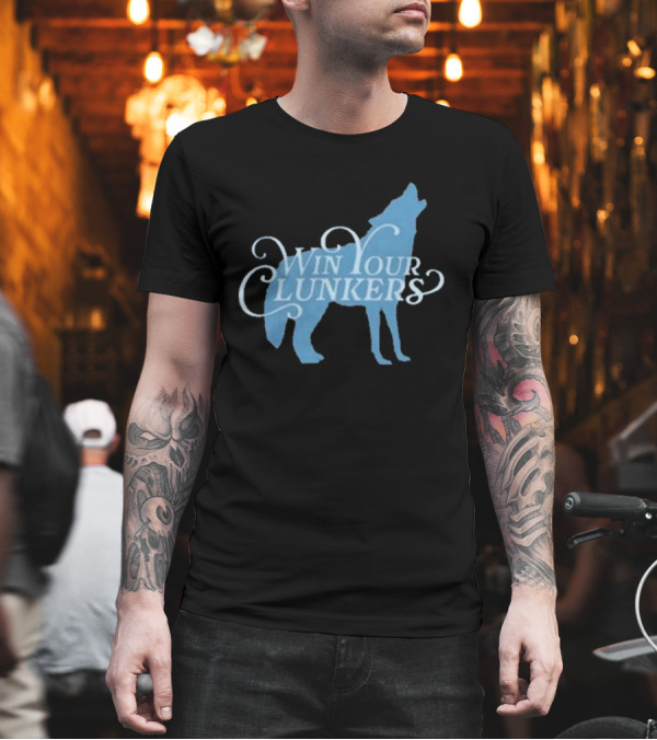 Win Your Clunkers Howling Wolf T-Shirt Win Your Clunkers Howling Wolf T-Shirt