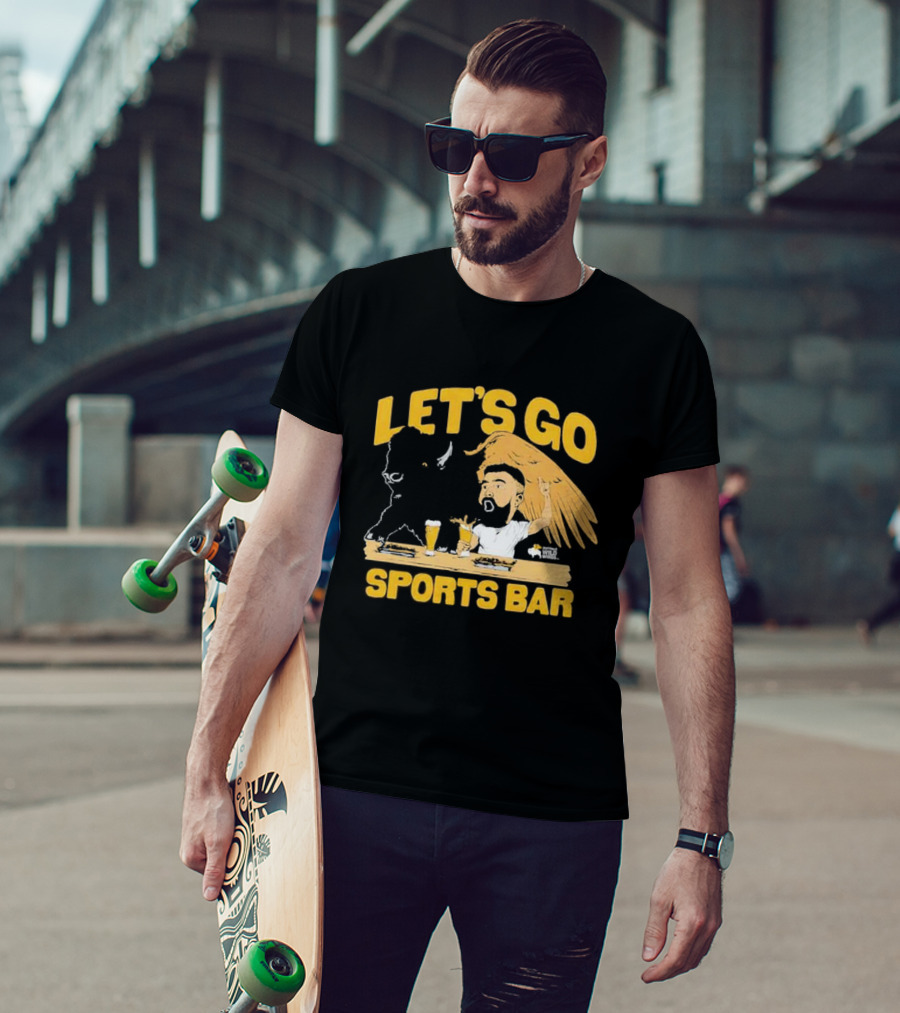 Let's Go Sports Bar Buffalo Wild Wings X Jason Kelce T-Shirt