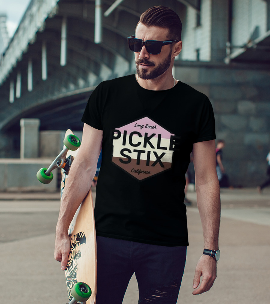 Long Beach Pickle Stix California Neapolitan Surfboards Concert T-Shirt